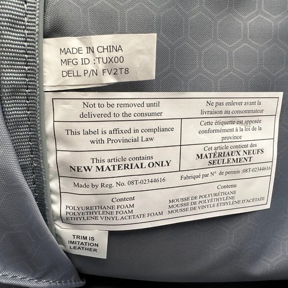 Dell 15” Laptop Carrying Case Briefcase Shoulder Bag For Computer Black - Picture 15 of 16